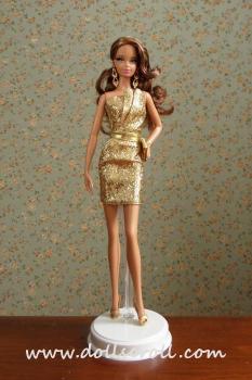 Mattel - Barbie - #The Look City Shine Gold Doll